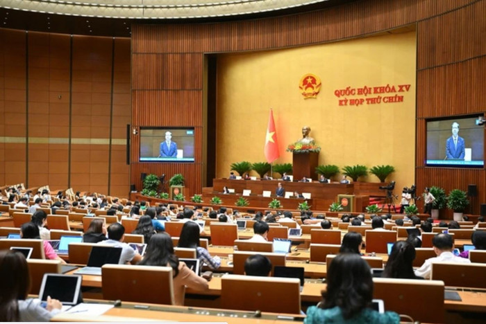 Phiên chất vấn và trả lời chất vấn chiều ngày 19/6. Ảnh: Media Quốc hội. qhs.jpg