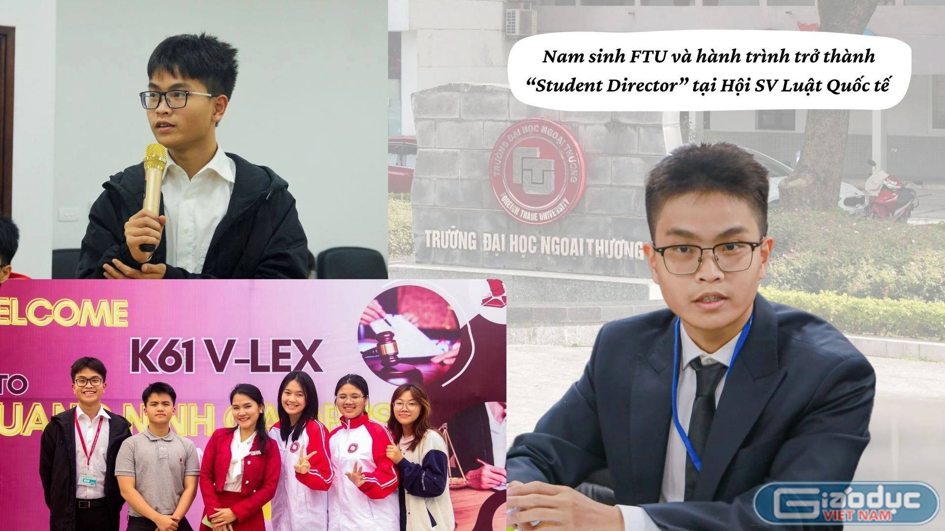 Nam sinh FTU trở thành Student Director của Hội Sinh viên Luật Quốc tế