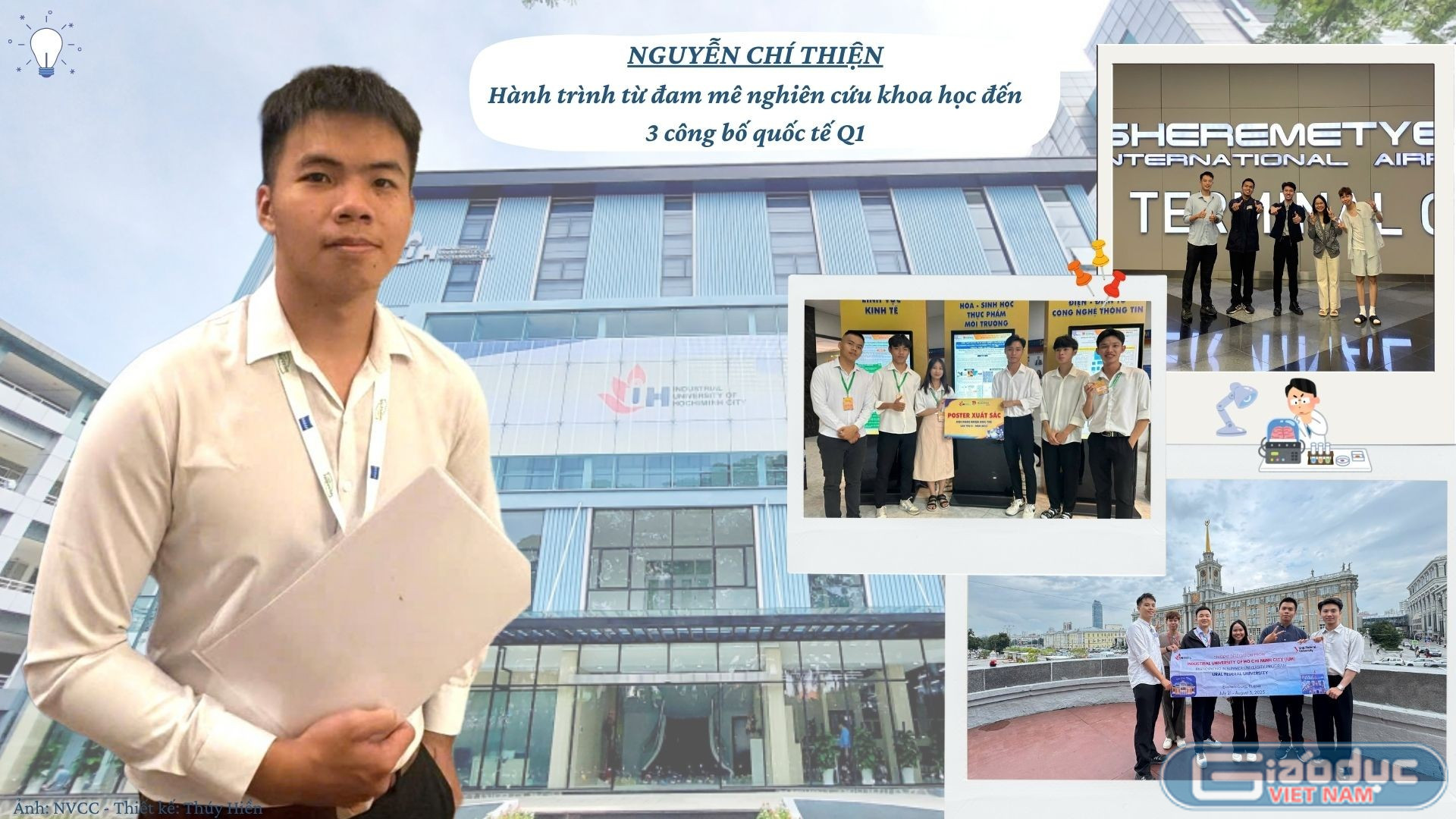 Nam sinh IUH tốt nghiệp sớm loại Xuất sắc với 3 công bố quốc tế Q1 ấn tượng