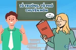 Vì sao trường phổ thông có chức danh tổ phó chuyên môn?