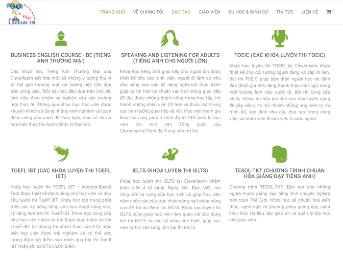 Các chương trình đào tạo được công bố. Ảnh chụp màn hình screenshot-2025-09-17-104813.png