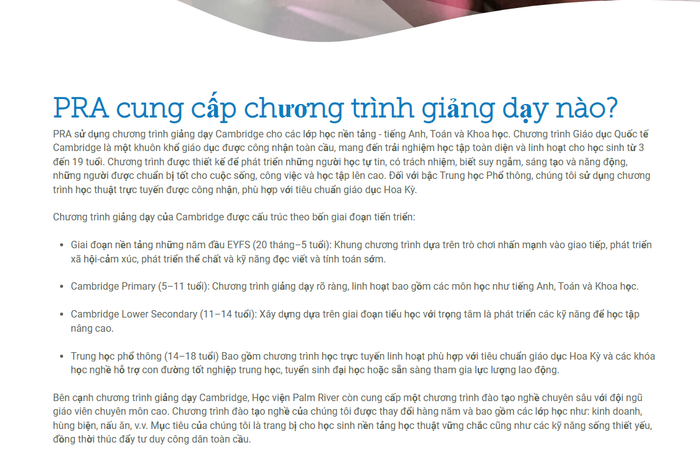 Giới thiệu về chương trình giảng dạy tại Palm River Hội An. Ảnh chụp màn hình screenshot-2025-08-07-151346.png