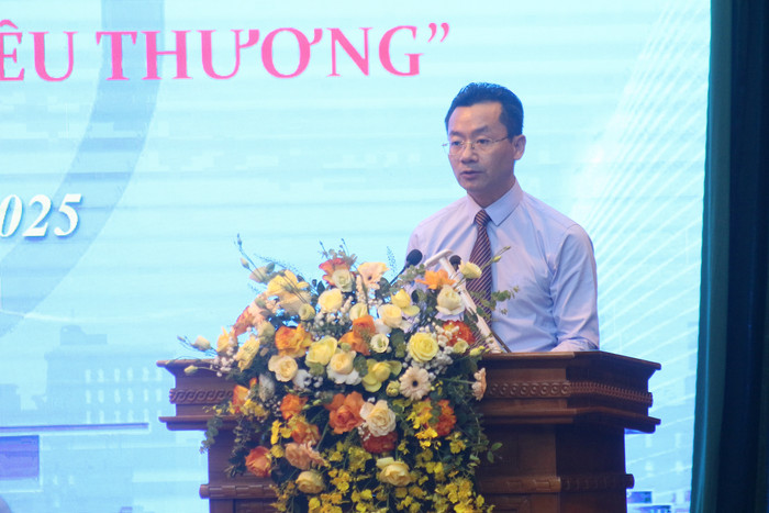 Ông Phạm Xuân Tài - Phó Giám đốc Sở Văn hoá và Thể thao thành phố Hà Nội phát biểu tại buổi lễ 2.jpg