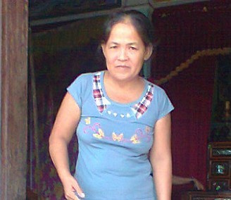 Sức khỏe chị Thảo còn yếu sau tai nạn.