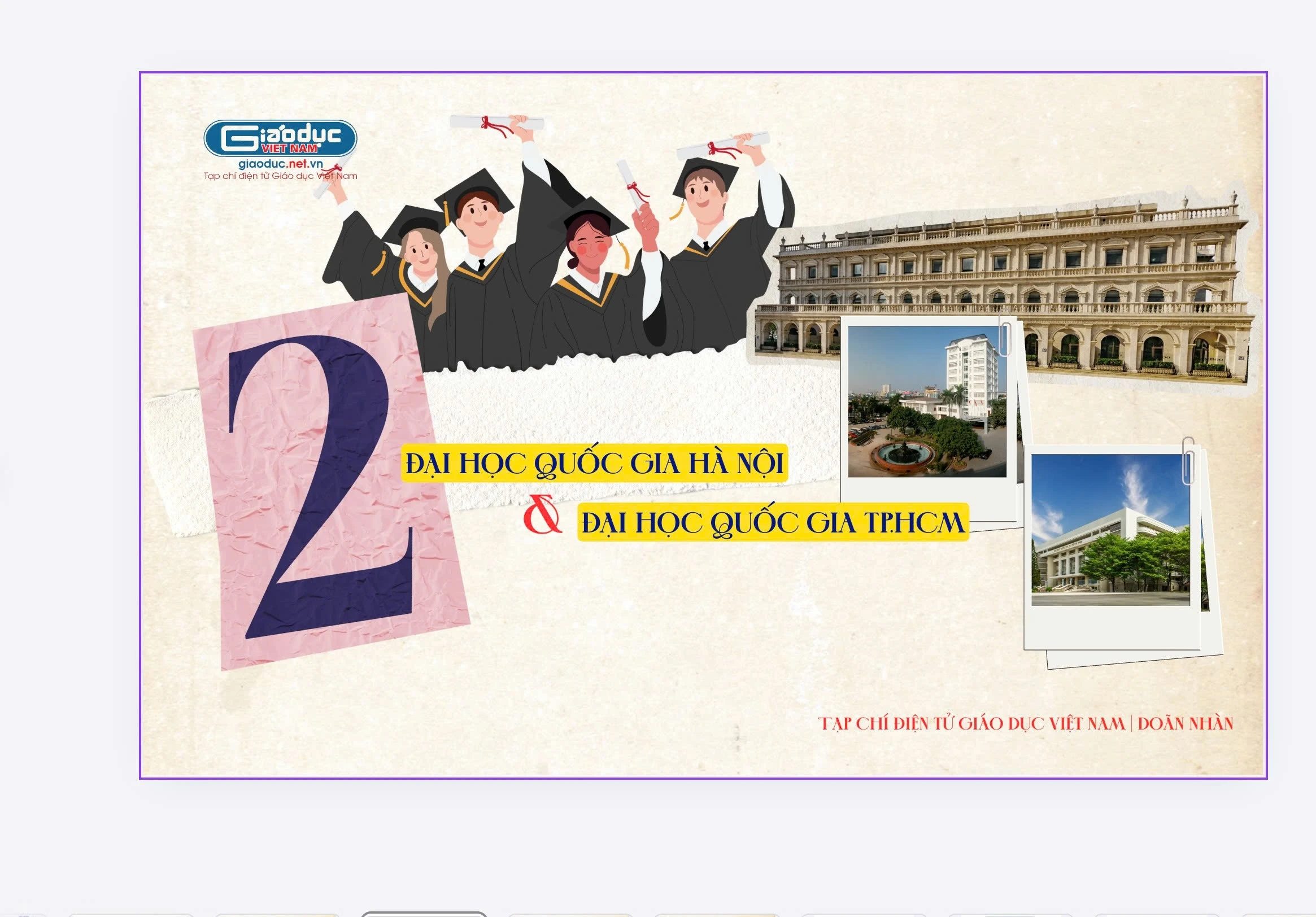 Chuẩn mới về đại học quốc gia: Hai "đầu tàu" hiện đã đạt nhiều tiêu chí