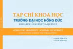 Tạp chí Khoa học Trường Đại học Hồng Đức được tính điểm tại 6 HĐGS ngành, liên ngành