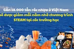 Gần 18.000 tấn rác nhựa ở VN sẽ giảm mỗi năm nhờ chương trình STEAM trường học
