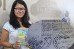 Huyền Chip công bố hình ảnh visa 12 nước trên 25 quốc gia đã đi qua