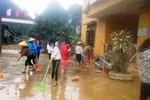 Trường học tan hoang vì mưa lũ, hàng nghìn học sinh chưa thể đến trường