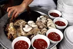 Choáng váng lòng lợn, tiết canh pha nước thải 