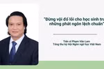Tổng thư ký Hội Ngôn ngữ học VN: Giáo dục HS "3 đúng" hạn chế nói tục, chửi bậy