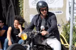 David Beckham cưỡi mô tô 'khủng' dạo phố Los Angeles