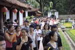 Những hình ảnh đầu tiên về cảnh sĩ tử cầu may trước kì thi Đại học