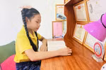 Cô bé “kể chuyện” Đinh Thu Trà của Trường Tiểu học Yên Thanh 