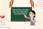 Tiền Giang: Nhiều trường đã chi trả khen thưởng theo NĐ 73 cho giáo viên