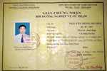 Nghiêm khắc phê bình Ủy ban huyện Phù Cát vụ chứng chỉ nghiệp vụ sư phạm