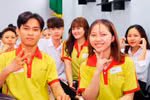 SV tiếng Trung của CĐ Đại Việt Sài Gòn được thực hành tại doanh nghiệp từ sớm