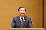 Bộ trưởng Nguyễn Xuân Cường là người trả lời chất vấn đầu tiên
