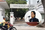 Để xảy ra sai phạm, Hiệu trưởng Đại học Mỹ thuật Việt Nam Lê Văn Sửu bị kỷ luật