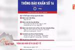 Bộ Y tế ra thông báo khẩn liên quan tới chống Covid-19 tại Đà Nẵng