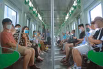 Tàu điện Cát Linh - Hà Đông ngày càng được nhiều người dân lựa chọn để đi lại