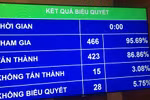 423 đại biểu đồng ý thông qua Luật An ninh mạng