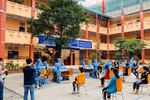 Bình Dương xét nghiệm Covid cho học sinh, cán bộ phục vụ kỳ thi tốt nghiệp