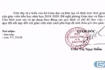 công văn này của Sở Giáo dục và Đào tạo An Giang, giáo viên không còn được nhận tiền phụ trội (Ảnh tác giả)