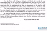 Muốn có giáo dục THẬT, Bộ trưởng nên bắt đầu chấn chỉnh từ các cục vụ tham mưu