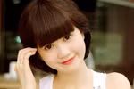 Để tóc mái ngây thơ như Ngọc Trinh 
