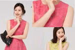 Nữ tính tuyệt đối với ren thêu nổi 