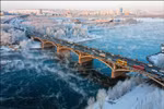 Giá lạnh biến thành phố Krasnoyarsk, Nga trở về "Kỷ nguyên băng hà"