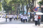 Học sinh Hà Nội thi lớp 10: Đồ dùng cá nhân cách phòng thi 25m không hề bất tiện