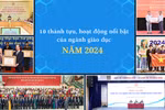 10 thành tựu, hoạt động nổi bật của ngành giáo dục năm 2024