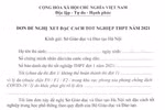 Thí sinh Hà Nội muốn xét đặc cách tốt nghiệp thì phải làm đơn đề nghị