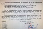 Công văn yêu cầu trừ 1 ngày lương của Hội Khuyến học huyện Kỳ Sơn, tỉnh Nghệ An (Ảnh CTV)