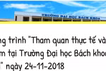 Trường Đại học tổ chức “tour” tham quan, trãi nghiệm cho học sinh cấp 3