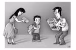 Giúp con quý trọng tiền