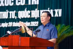 Cử tri Hải Phòng ý kiến về thiếu thuốc, thiếu giáo viên... với Chủ tịch Quốc hội
