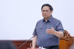 Thủ tướng Phạm Minh Chính làm việc với Ban Thường vụ Tỉnh ủy Bến Tre