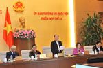 Kết thúc phiên họp thứ 44 của Ủy ban Thường vụ Quốc hội