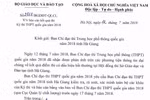 Bộ Giáo dục yêu cầu Ban chỉ đạo thi Hà Giang rà soát toàn bộ lại khâu chấm thi