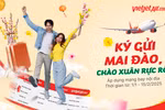 Mang sắc xuân đến muôn nơi, Vietjet vận chuyện mai, đào Tết 2025