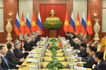 Tổng Bí thư Nguyễn Phú Trọng hội đàm với Tổng thống Liên bang Nga Vladimir Putin