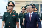 Chủ tịch nước dự và phát biểu tại lễ khai giảng của Học viện Quốc phòng