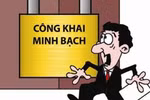 Ở hai đầu “Công khai danh sách”