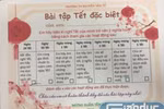 Giao bài tập Tết như thế này, cả thày trò lẫn phụ huynh đều hào hứng