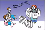 Tiền vận động phụ huynh, tỷ lệ thuận với tăng thu nhập cuối năm của giáo viên?