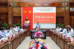 Thủ tướng Phạm Minh Chính làm việc với Ban Thường vụ Tỉnh ủy Hậu Giang