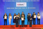 HDBank liên tiếp vào Top đầu ngân hàng thương mại cổ phần uy tín